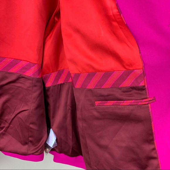 NWT Talbots Fuchsia Pink Blazer Gold Buttons 22W - Picture 4 of 16